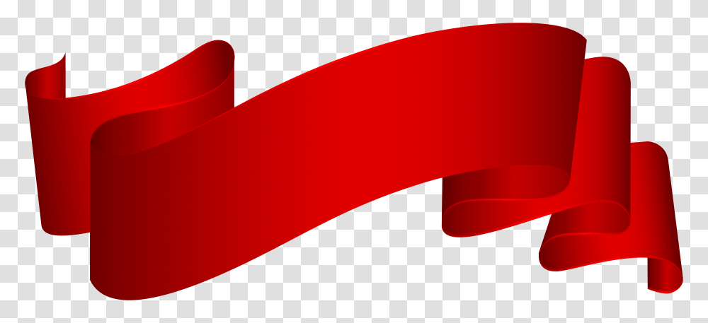 Banner Red Deco Clip Art, Logo, Trademark Transparent Png