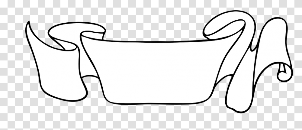 Banner Ribbon Ad Free Vector Graphic On Pixabay Empty, Axe, Tool, Tub, Bathtub Transparent Png