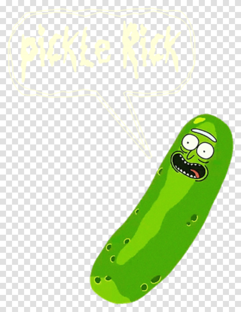 Banner Royalty Free Pickle Vector Large Rick Y Morty Vector, Plant, Bird, Animal, Food Transparent Png