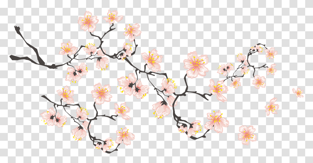 Banner Royalty Free Stock If We Download Icon Cherry Blossom Branch Icon, Plant, Flower, Petal, Spring Transparent Png