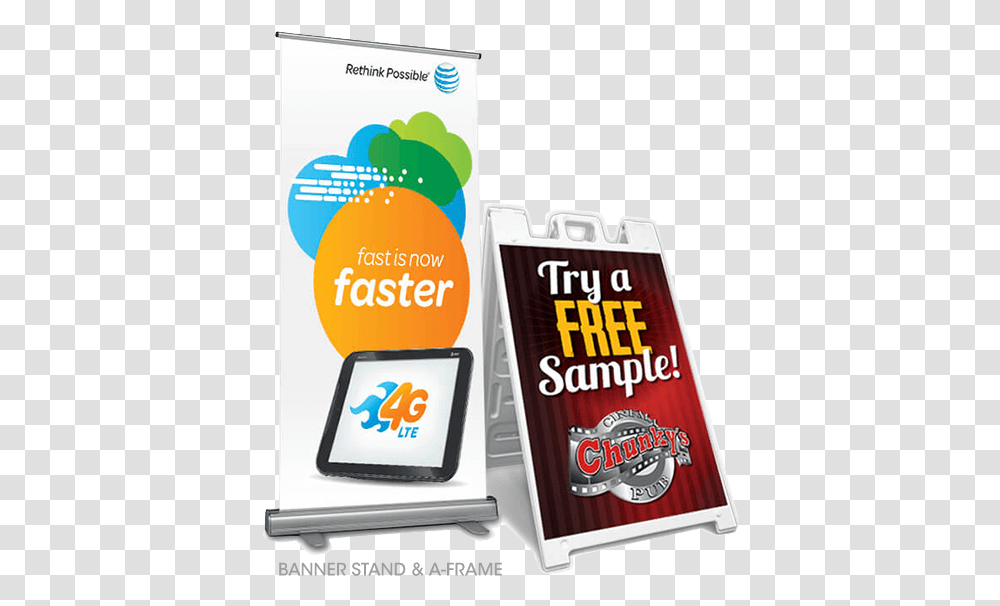 Banner Stand And A Frame Creative Services Agency Level Graphic Design, Advertisement, Poster, Flyer Transparent Png