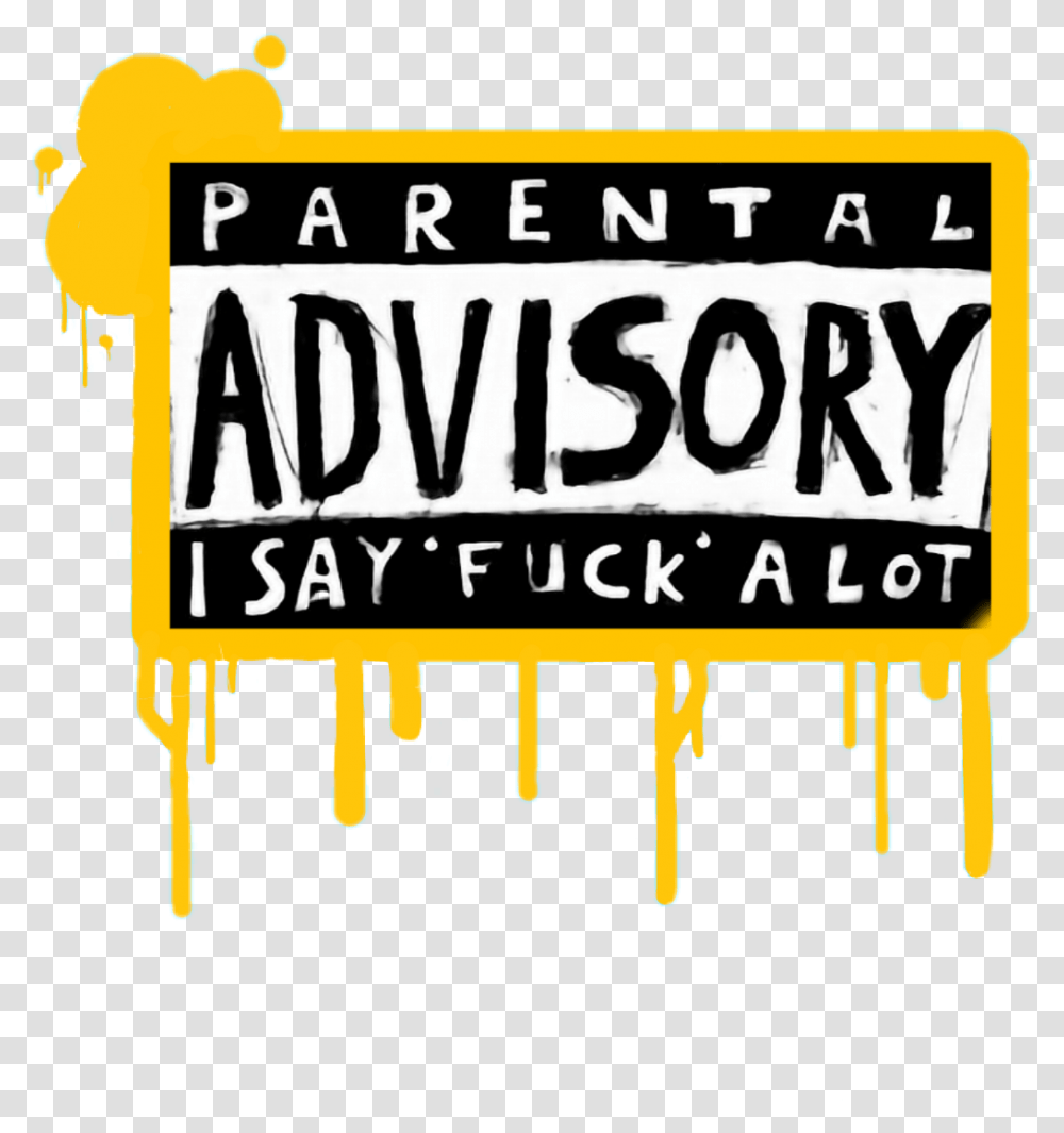Banner Stock Drake Parental Meme Bobesponja Tugfa V Parental Advisory Logo Gold, Label, Paper Transparent Png