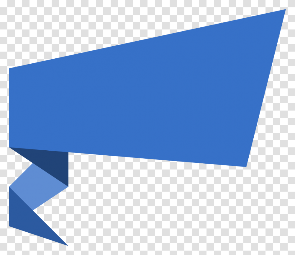 Banner Vector Blue Origami Banner, Sport, Sports, Team Sport Transparent Png