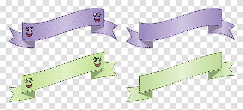 Banner Wave Arch Copy Space Blank Face Child Blank Lavender Banner, Axe, Accessories, Parade, Tie Transparent Png