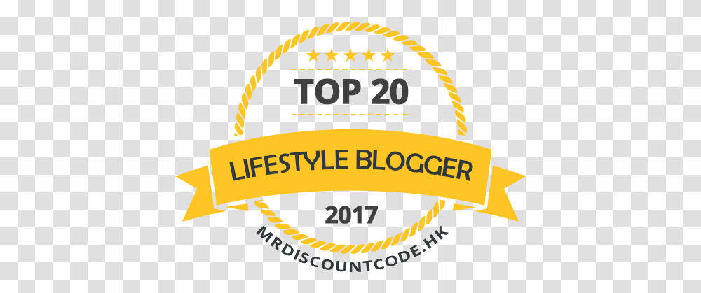Banners For Top 20 Lifestyle Blogger Illustration, Logo, Symbol, Trademark, Text Transparent Png