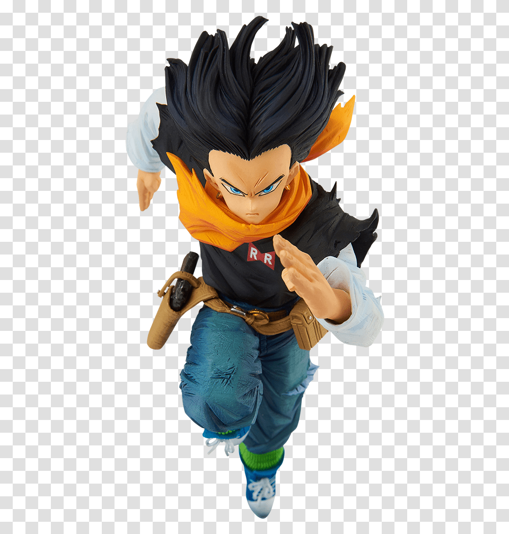 Banpresto Bwfc Android 17 Dragon Ball Z Android 17 Banpresto, Clothing, Person, Figurine, Toy Transparent Png