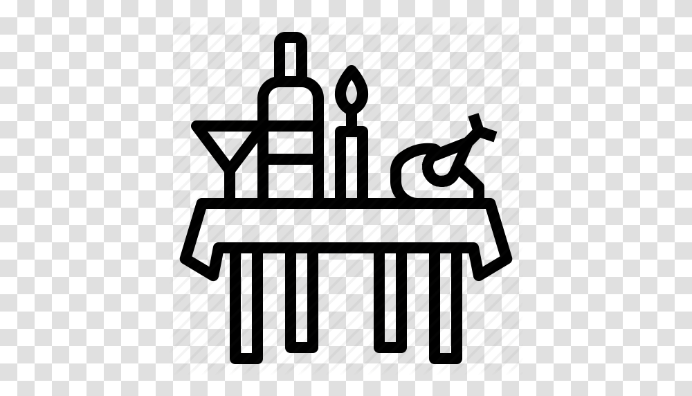 Banquet Dinner Food Meal Party Table Icon, Plant, Piano, Leisure Activities, Musical Instrument Transparent Png