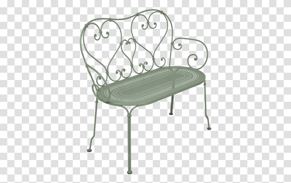 Banquette Metal Gartenbank Pink, Furniture, Chair, Bench, Tabletop Transparent Png