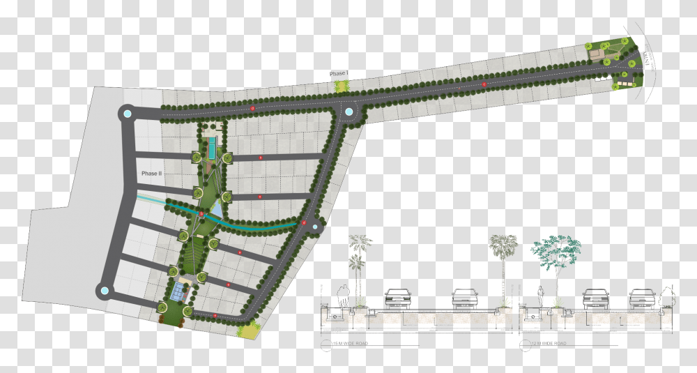 Banyan Tree Master Plan, Plot, Diagram, Construction Crane, Building Transparent Png