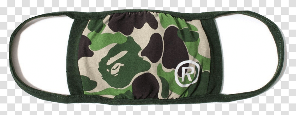 Bape Abc Camo Mask, Cushion, Pillow, Military Uniform, Rug Transparent Png