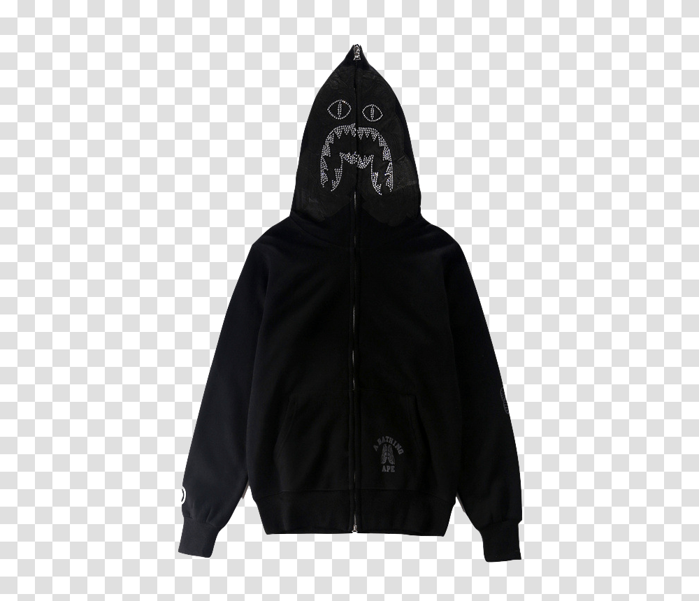 Bape Funthera Militia Shark Hoodie Hypechief, Apparel, Sweatshirt, Sweater Transparent Png