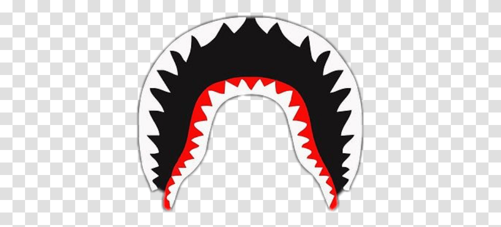 Bape Hypebeast Sharkmouth, Label, Sticker, Logo Transparent Png
