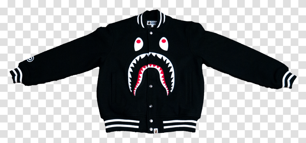 Bape Shark, Apparel, Sweater, Sweatshirt Transparent Png