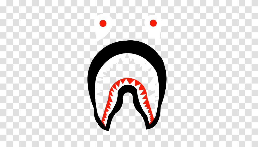 Bape Shark Image, Stencil, Animal, Reptile, Gecko Transparent Png