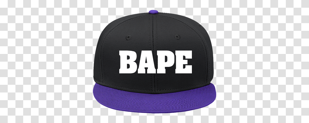 Bape Snap Back Flat Bill Hat Fingerboard Stickers, Clothing, Apparel, Baseball Cap Transparent Png