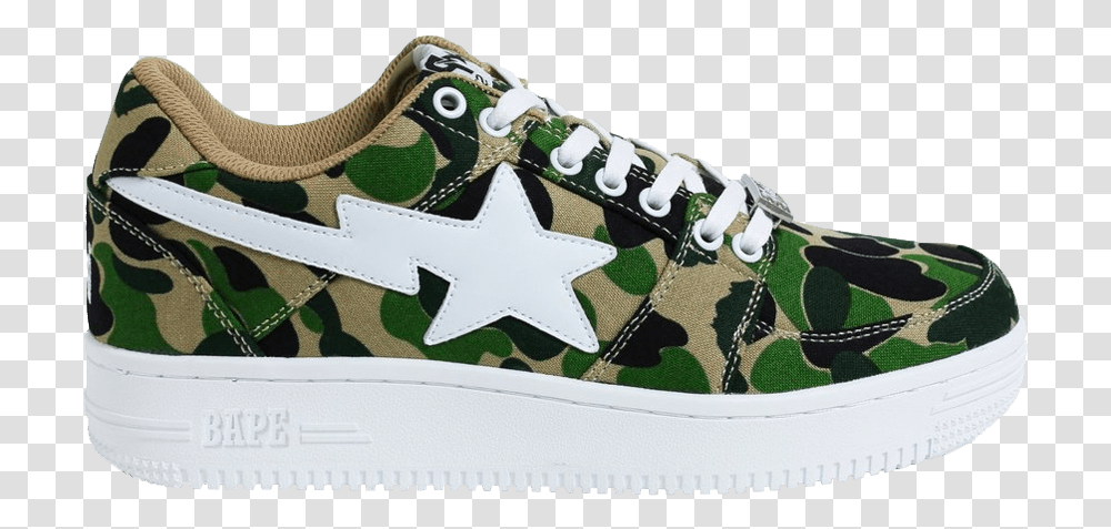 Bapesta Camo, Apparel, Shoe, Footwear Transparent Png