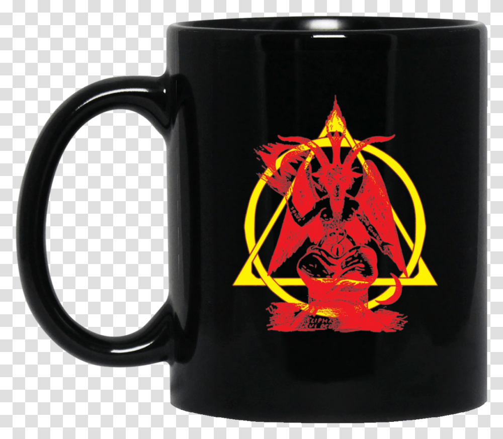 Baphomet Goat Head Satanic Sigil Lucifer Satan Devil, Coffee Cup Transparent Png