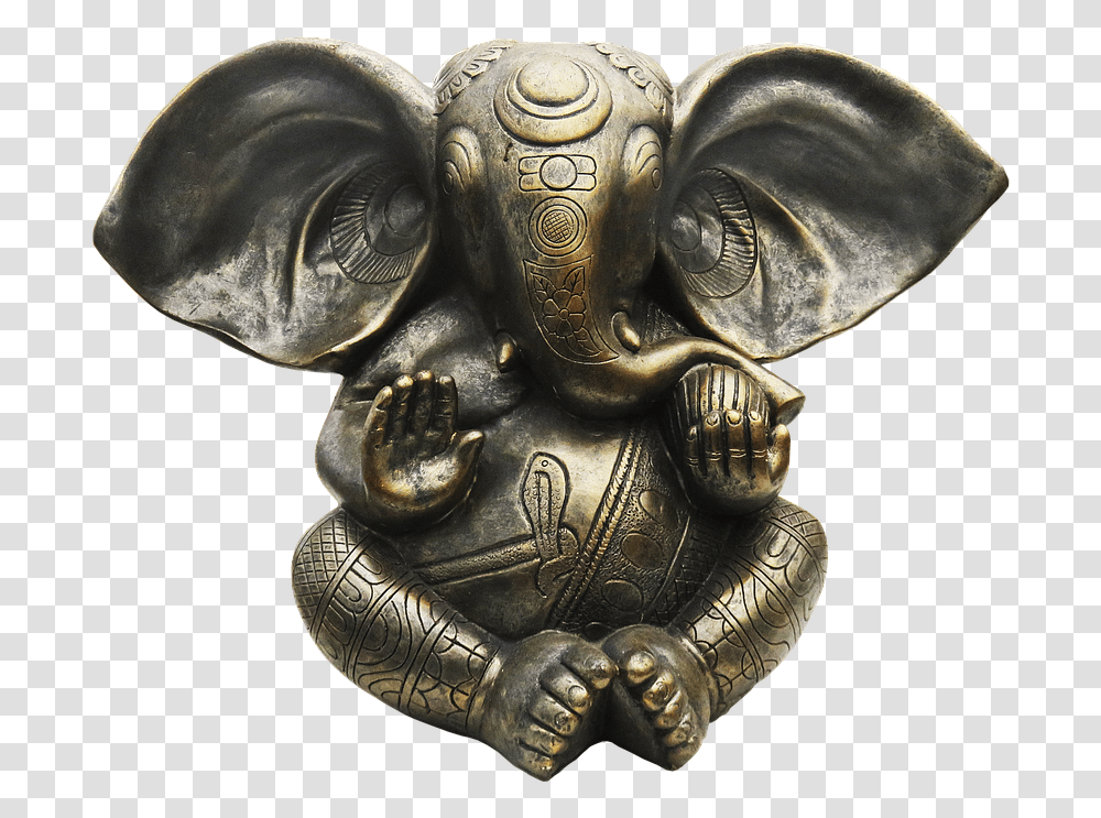 Bappa Images Full Hd, Bronze, Gold, Figurine, Brass Section Transparent Png