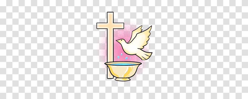 Baptism, Cross, Animal, Bird Transparent Png