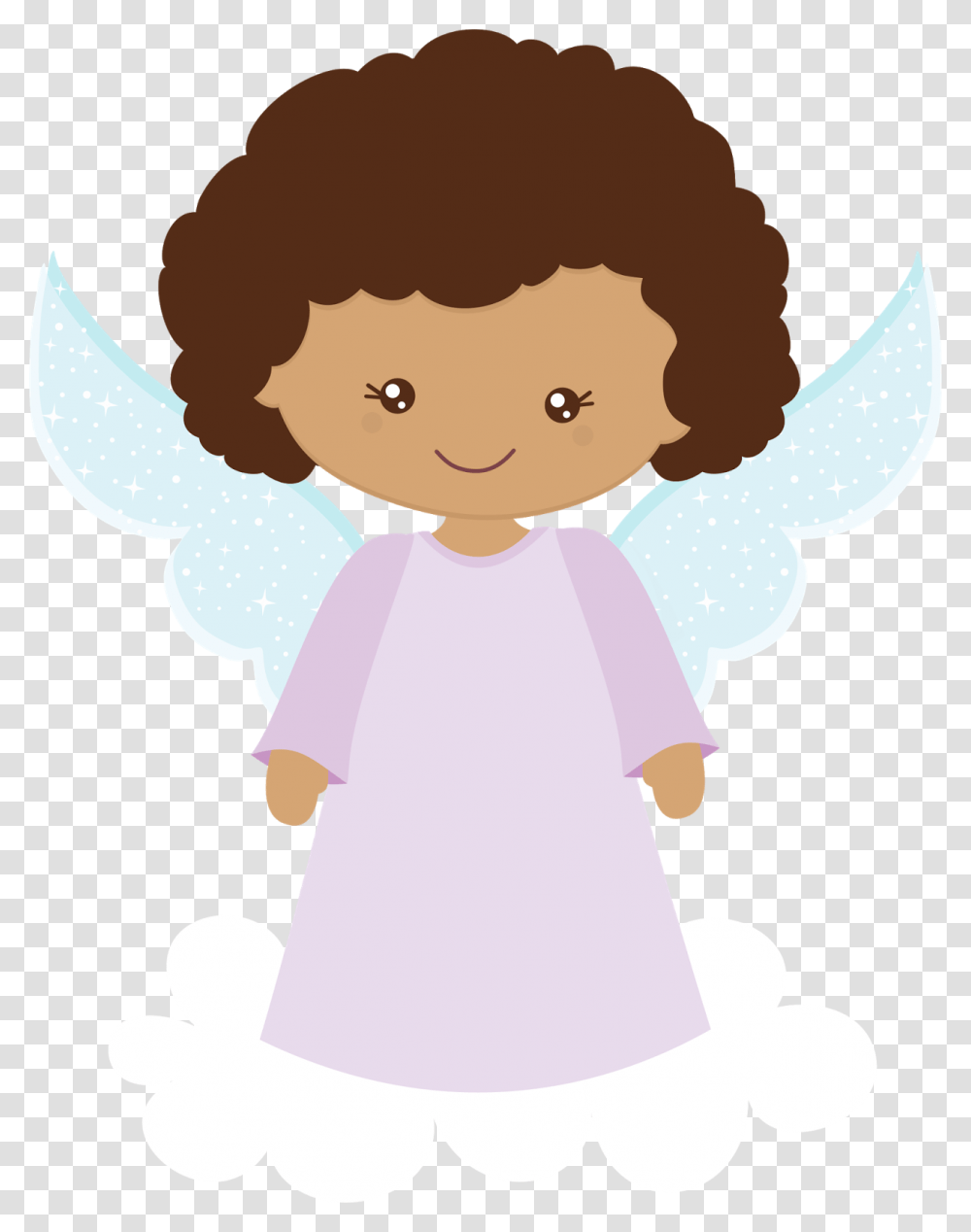 Angel Silhouette Baptism Angel Person Human Doll Toy Transparent Png Pngset Com