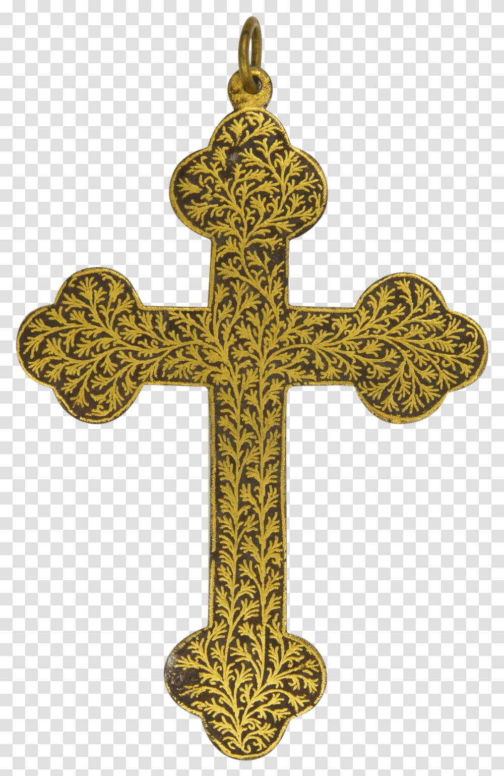 Baptism Gold Cross Clipart, Crucifix Transparent Png