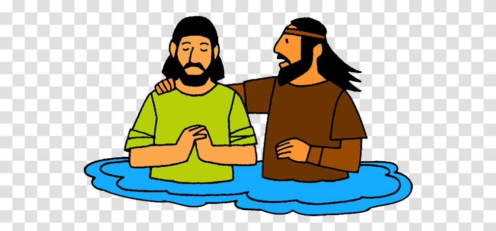 Baptism Of Jesus Jesus Is Baptised Clipart, Person, People, Face Transparent Png
