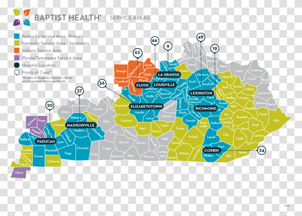 Baptist Health Kentucky, Map, Diagram, Plot, Atlas Transparent Png