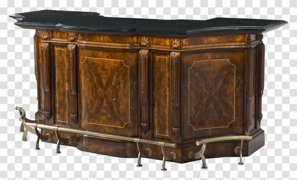 Bar Counter Wood Table Counter, Sideboard, Furniture, Fireplace, Indoors Transparent Png