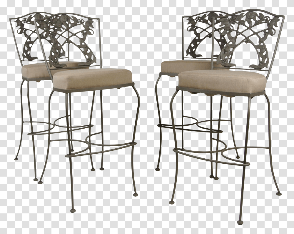 Bar Stool, Chair, Furniture, Cushion Transparent Png