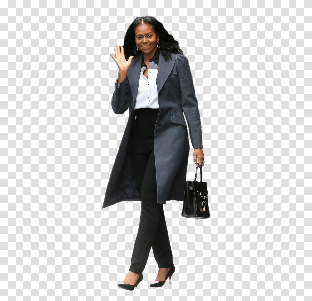Barack And Michelle New York, Handbag, Accessories, Coat Transparent Png