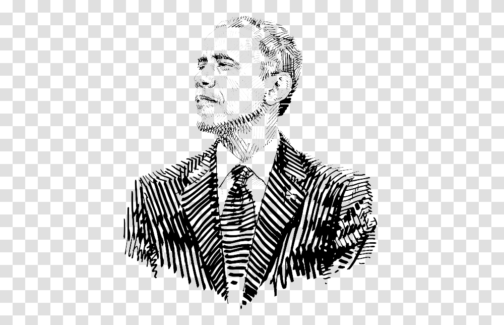 Barack Obama Barack Obama, Person, Drawing, Face Transparent Png