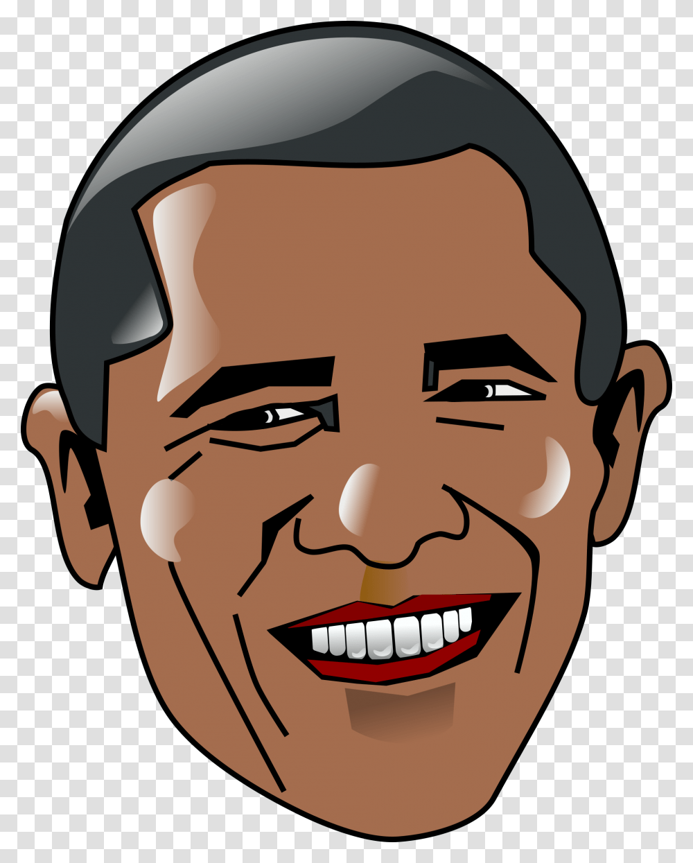 Barack Obama Barack Obama In Obama Barack, Head, Face, Smile, Teeth Transparent Png