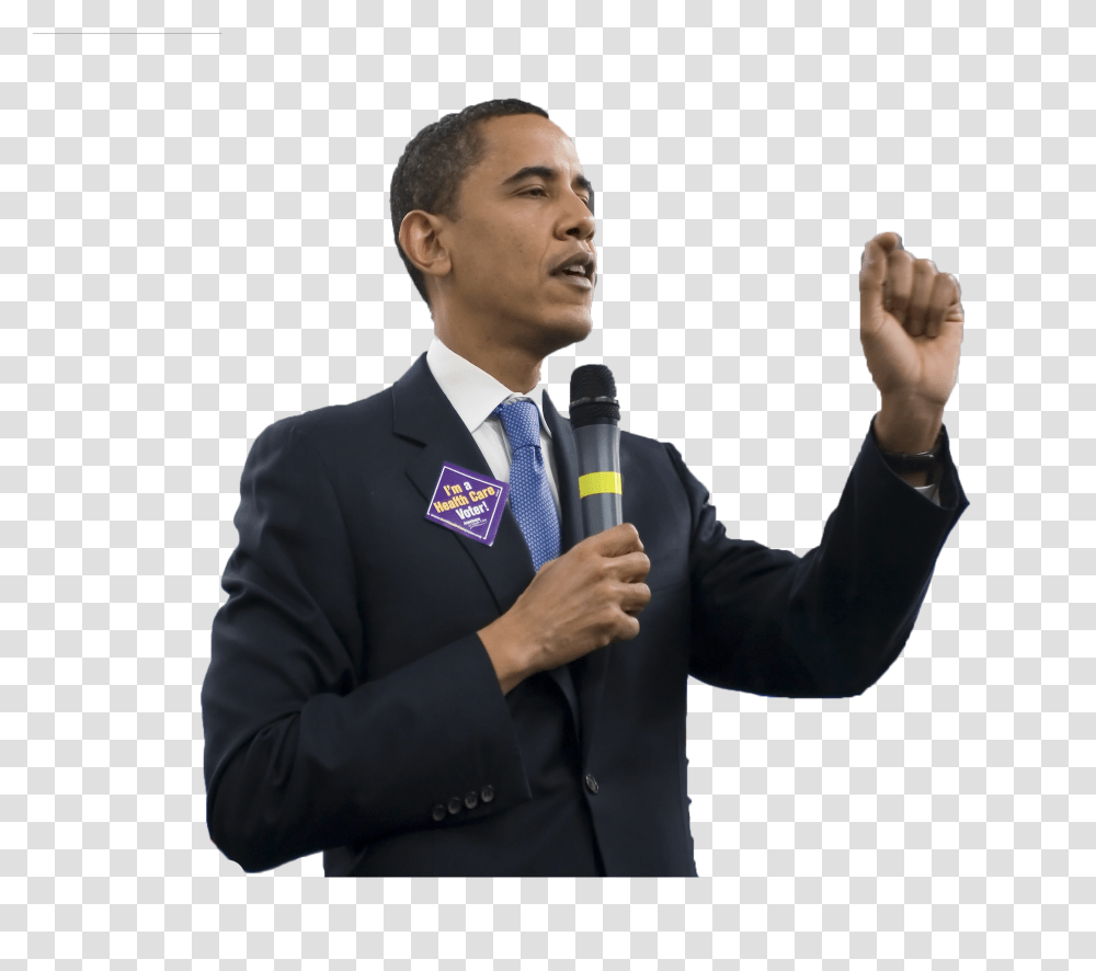 Barack Obama, Celebrity, Person, Crowd, Suit Transparent Png