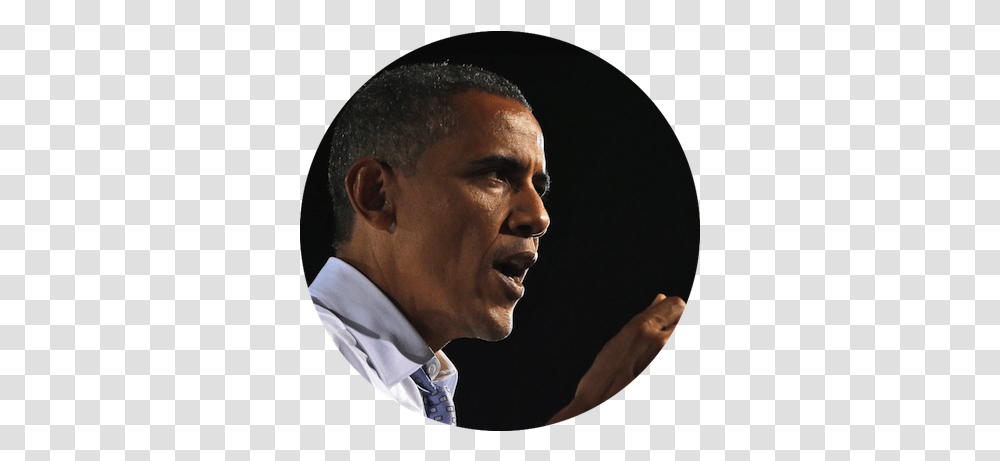 Barack Obama Circle Picture Of Obama, Person, Human, Crowd, Audience Transparent Png