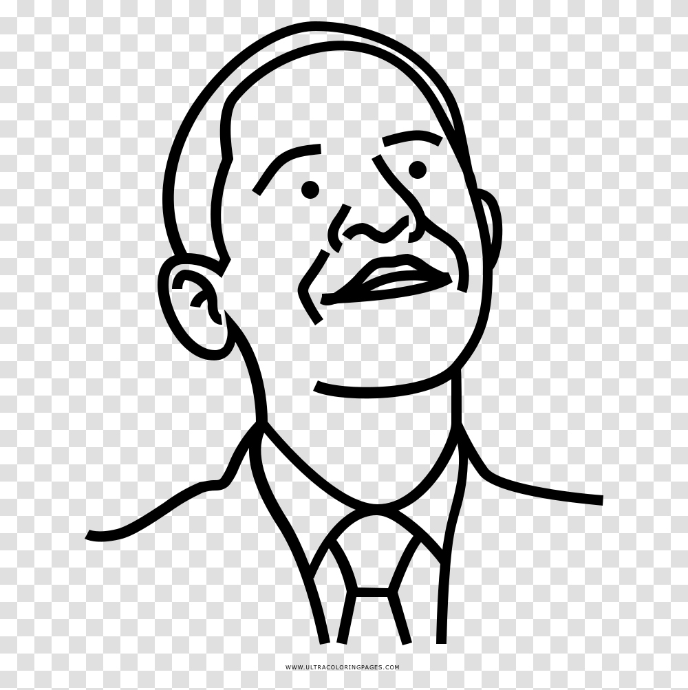 Barack Obama Coloring, Gray, World Of Warcraft Transparent Png