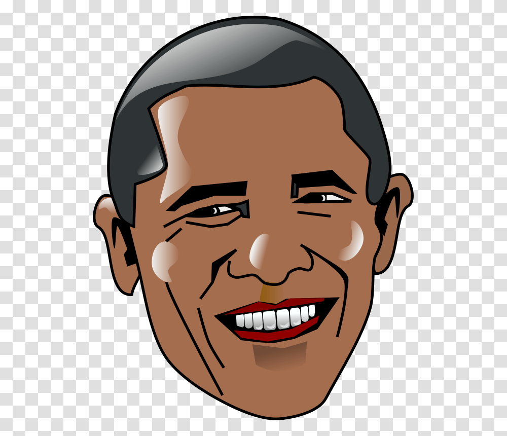 Barack Obama, Person, Head, Face, Smile Transparent Png