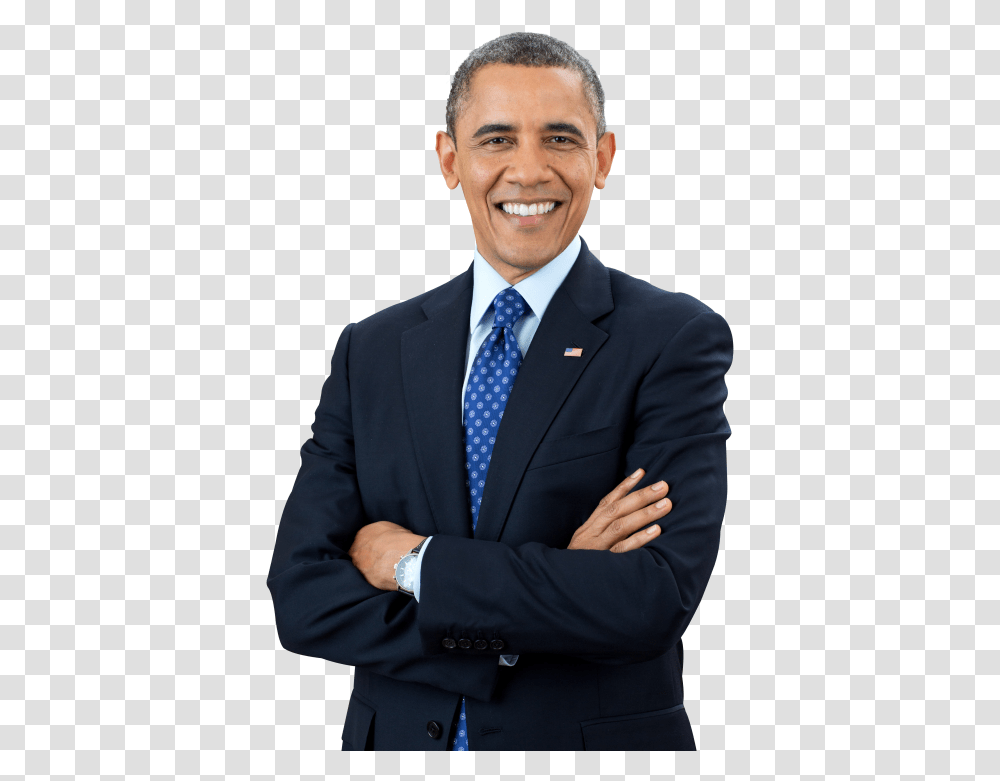 Barack Obama, Tie, Accessories, Suit, Overcoat Transparent Png