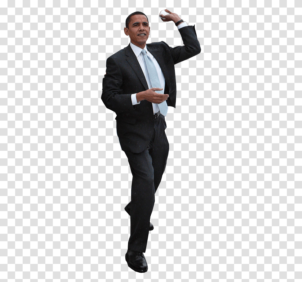 Barack Obama, Tie, Suit, Overcoat Transparent Png