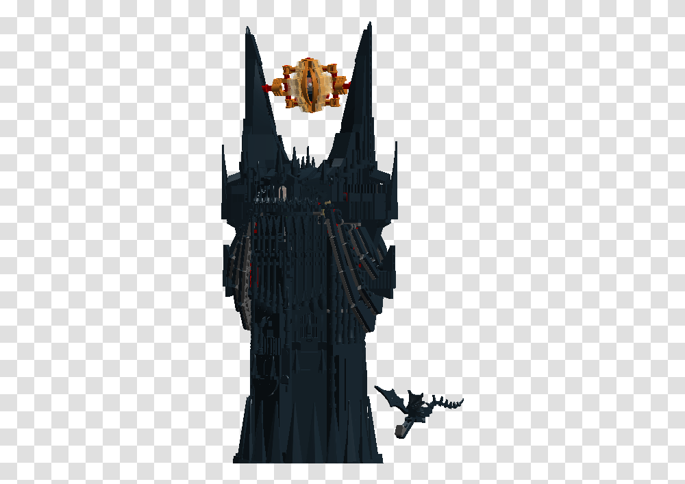 Barad Dur Lego Instructions, Architecture, Building, Spaceship, Aircraft Transparent Png
