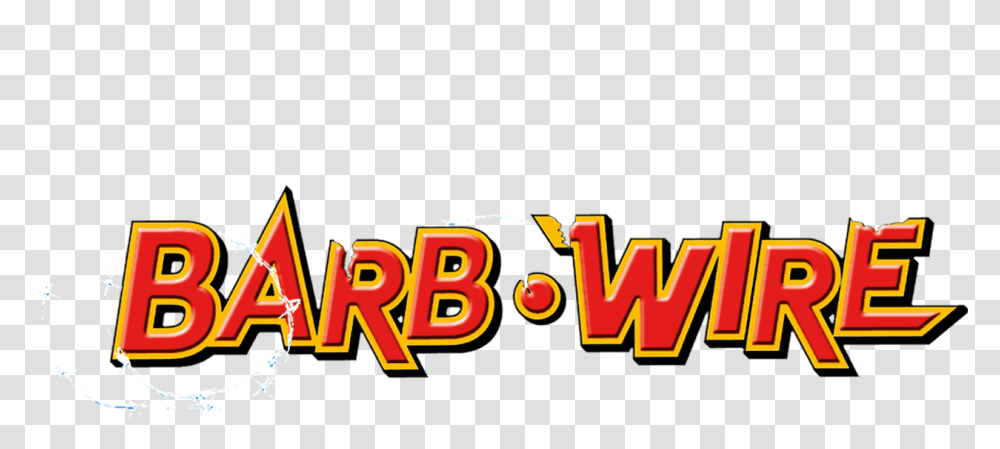Barb Wire Netflix Horizontal, Text, Alphabet, Word, Bush Transparent Png