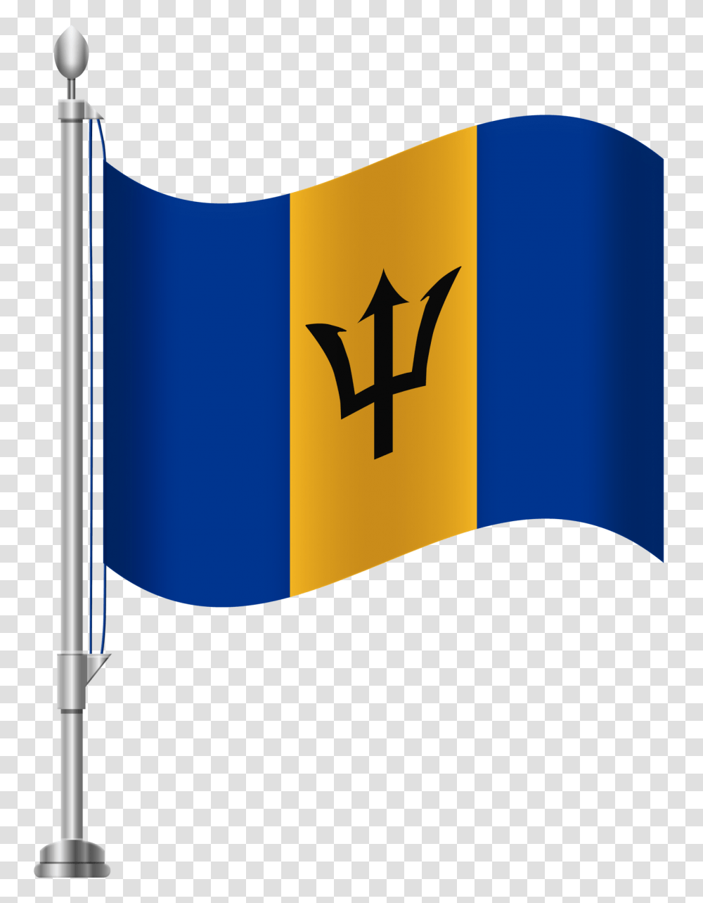 Barbados Flag Clip Art, Word, American Flag Transparent Png