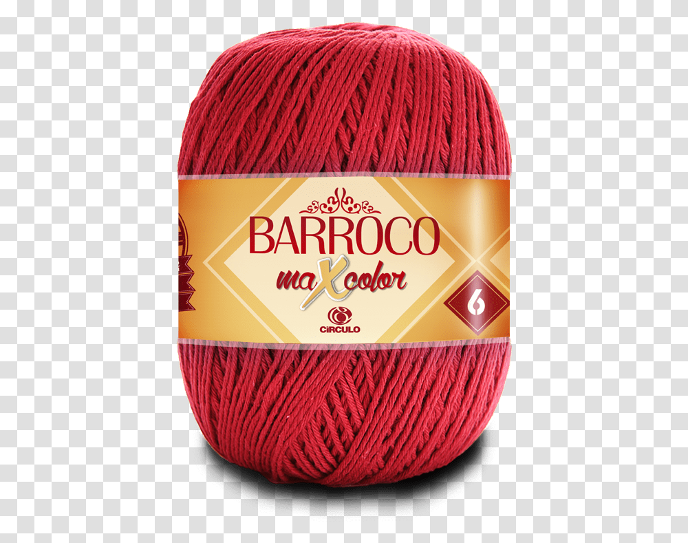 Barbante Barroco Maxcolor N6 3402 Vermelho Crculo Barbante Barroco Maxcolor Cores, Yarn, Wool Transparent Png