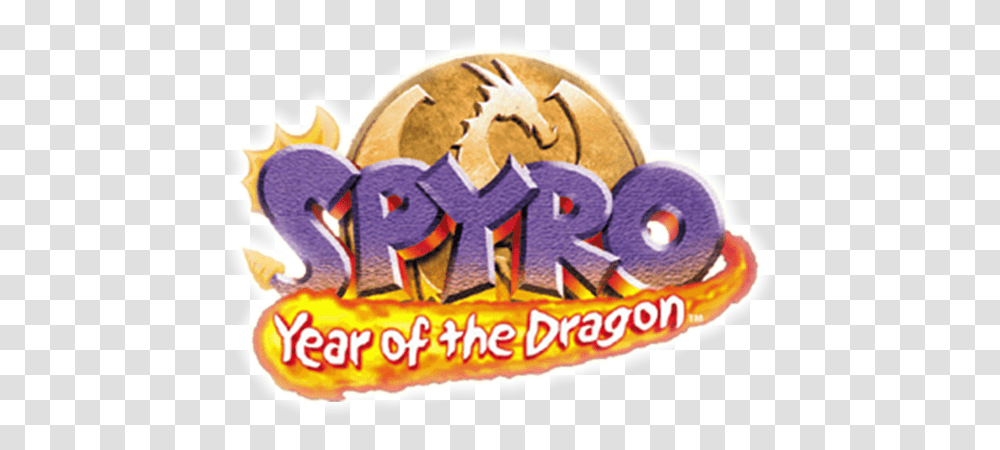 Barbara Kitchens Spyro Year Of The Dragon Logo, Text, Birthday Cake, Label, Symbol Transparent Png