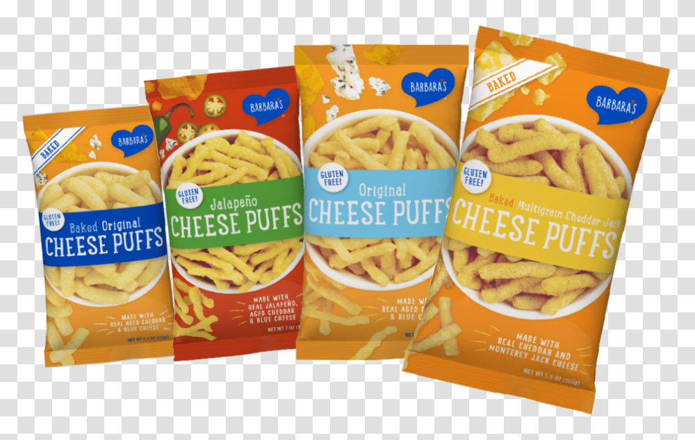Barbara S Cheese Puffs Kids39 Meal, Fries, Food, Burger, Snack Transparent Png