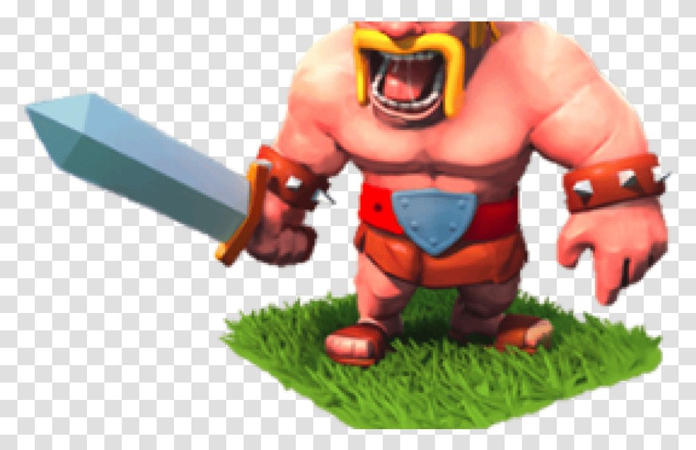 Barbarian Clash Of Clans, Toy, Figurine, Plant, Person Transparent Png