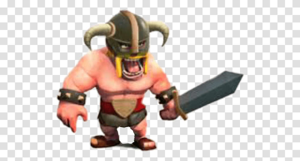 Barbarian Clash Of Clans Video Game Character Freetoedit Clash Of Clans Barbarian Hair, Person Transparent Png