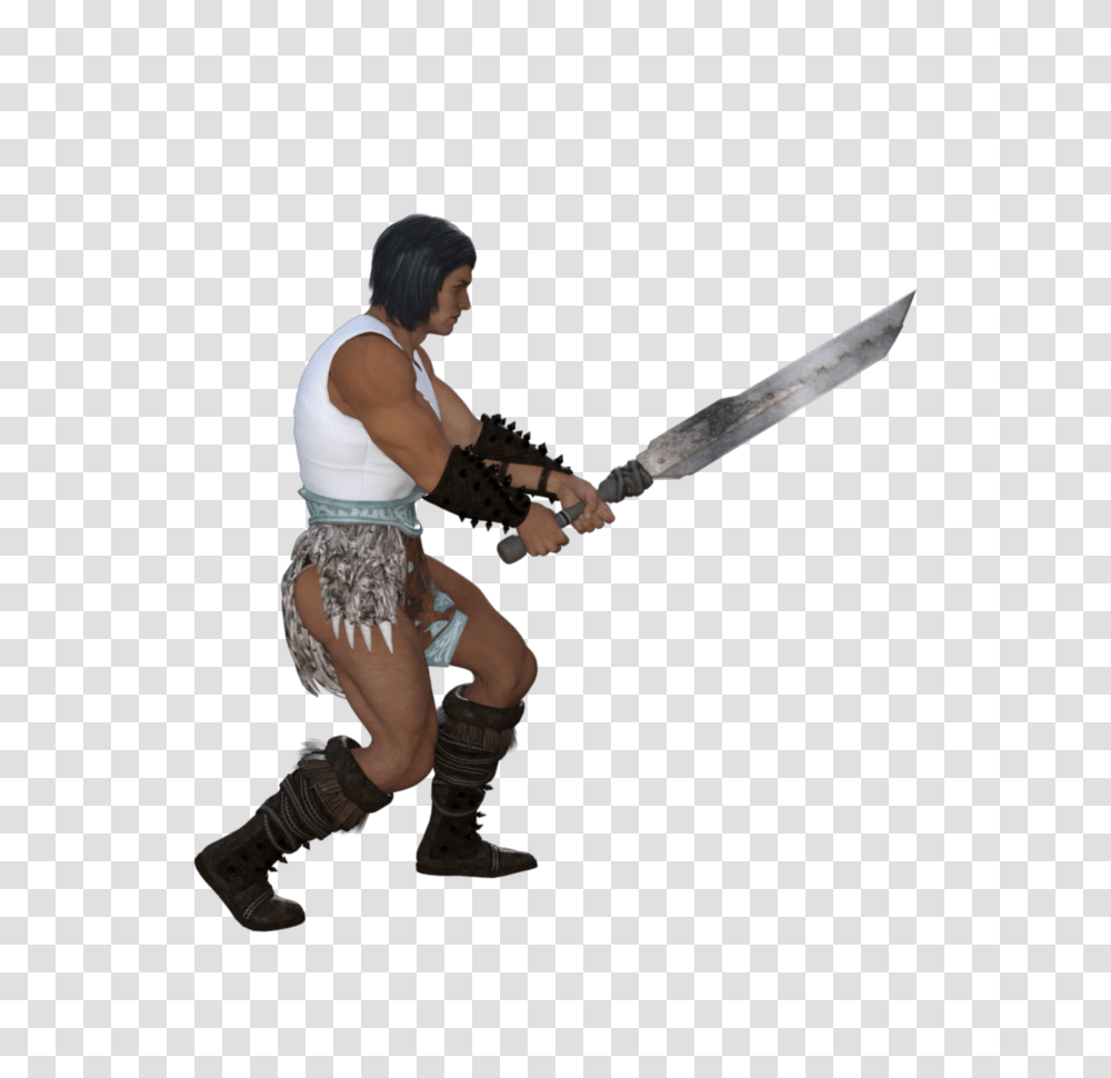 Barbarian Daz Gallery Models And Software, Person, Duel, Shoe Transparent Png