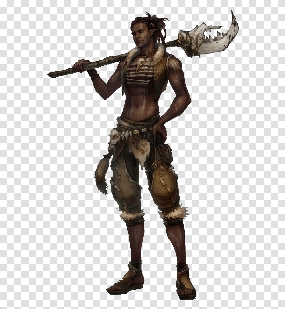 Barbarian Female Half Orc, Ninja, Person, Human, Costume Transparent Png