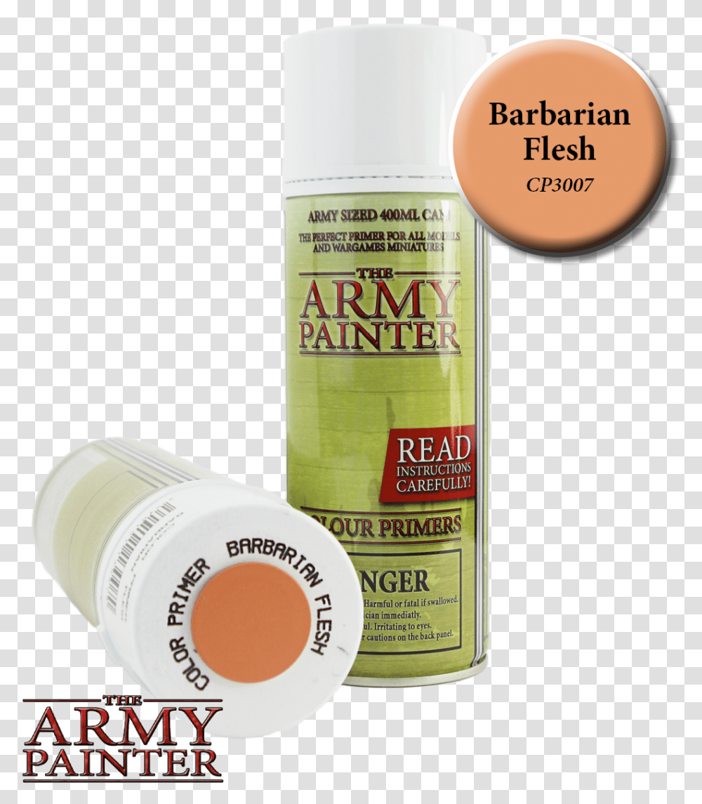 Barbarian Flesh Army Painter Brown Spray, Cosmetics, Tin, Can, Aluminium Transparent Png