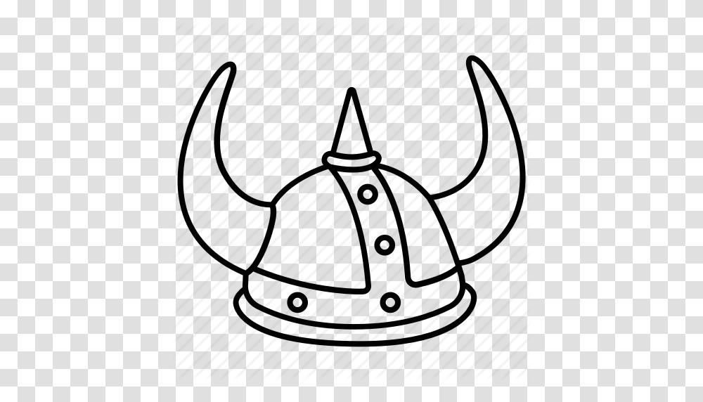 Barbarian Helm Helmet Horned Northmen Viking Warrior Icon, Pottery, Silhouette, Teapot, Kettle Transparent Png